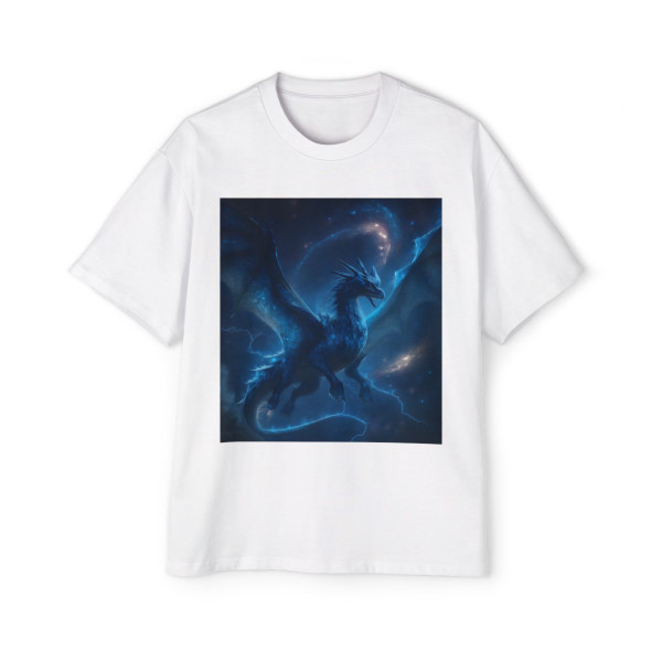 Celestial Storm Drake - Men's Heavy Oversized Tee