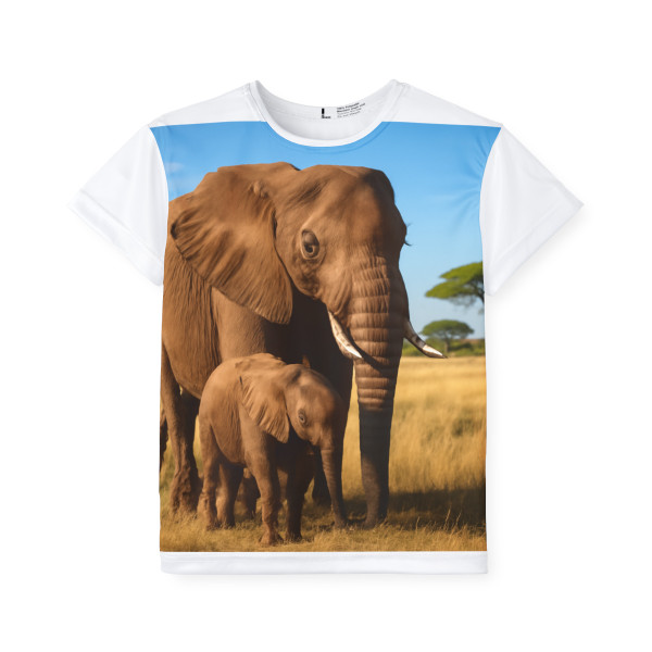 Gentle Elephant Embrace - Kids Sports Jersey (AOP)