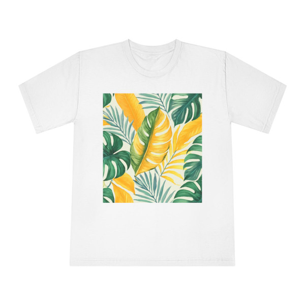 Tropical Leaf Harmony - Unisex Classic Crewneck T-Shirt