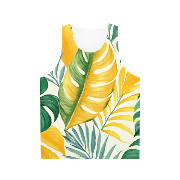 Tropical Leaf Harmony - Unisex Tank Top (AOP)