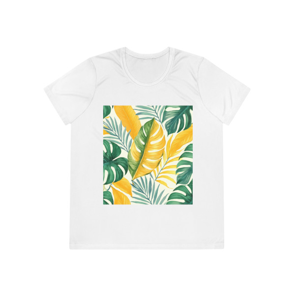 Tropical Leaf Harmony - Ladies Competitor Tee