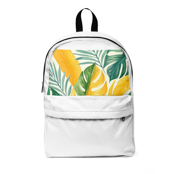 Tropical Leaf Harmony - Unisex Classic Backpack