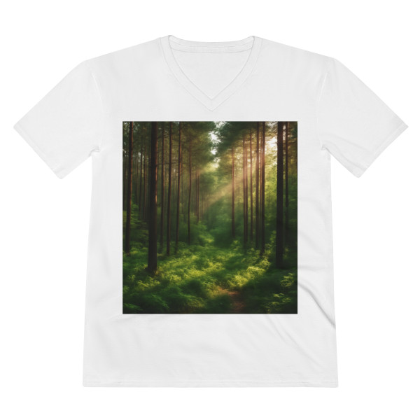 Whispering Pine Grove - Men's Lightweight V-Neck Tee