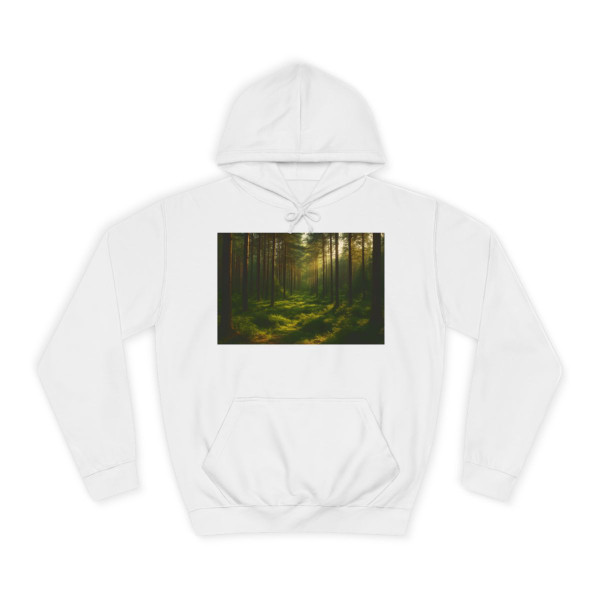 Whispering Pine Grove - Unisex College Hoodie