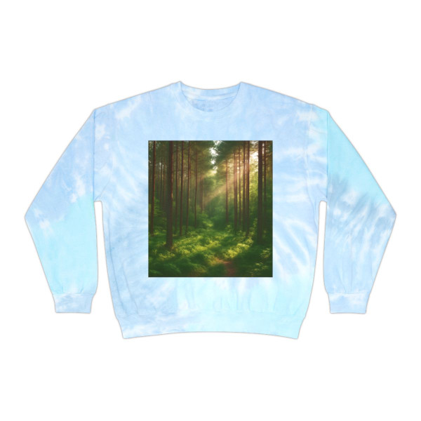 Whispering Pine Grove - Unisex Tie-Dye Sweatshirt