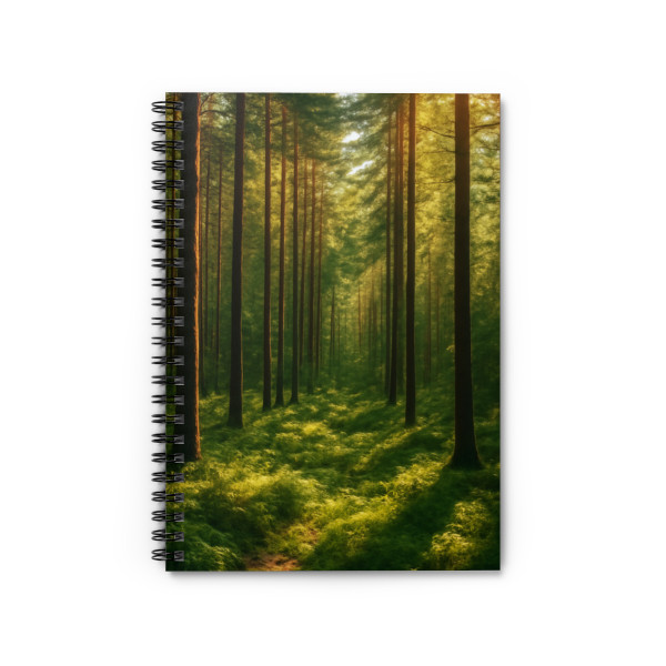 Whispering Pine Grove - Spiral Notebook - Ruled Line
