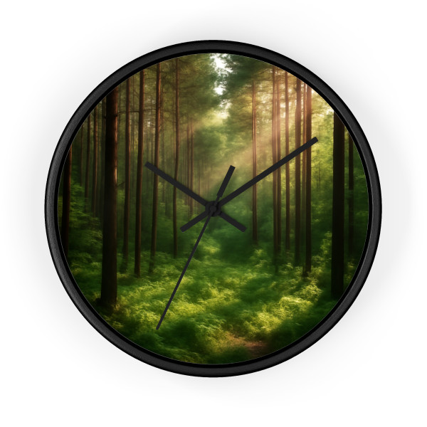Whispering Pine Grove - Wall Clock