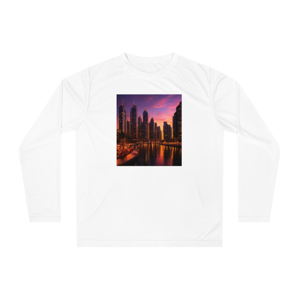Dubai Marina Dreamscape - Unisex Performance Long Sleeve Shirt