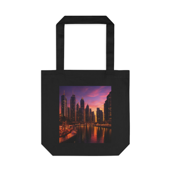 Dubai Marina Dreamscape - Cotton Tote Bag