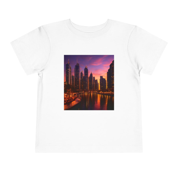Dubai Marina Dreamscape - Toddler Short Sleeve Tee