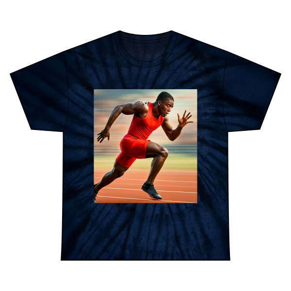 Victory in Motion - Unisex Tie Dye Cotton Tee