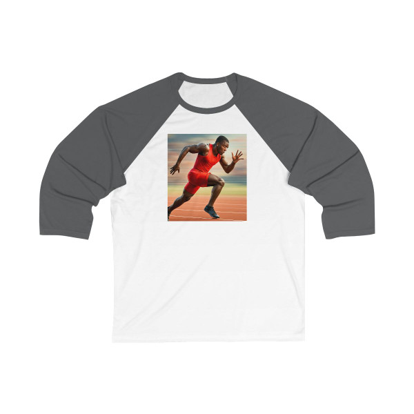 Victory in Motion - Unisex 3\4 Sleeve Baseball Tee