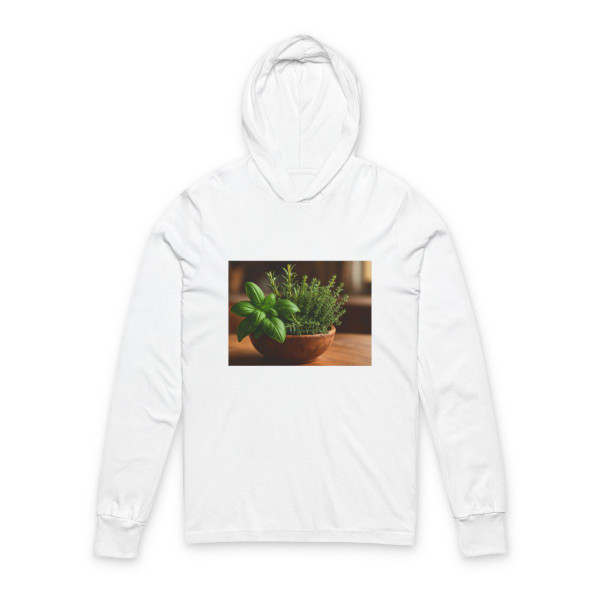 Savory Herb Garden - Unisex Hooded Long Sleeve Tee