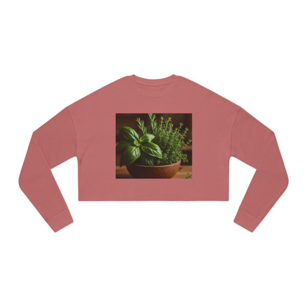 Savory Herb Garden - Women's Cropped Sweatshirt