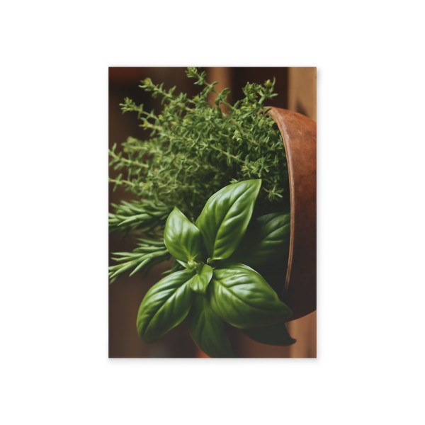 Savory Herb Garden - Holiday Cards (Two-sided print)
