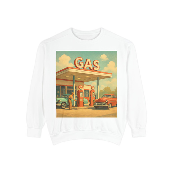 Vintage Americana - Unisex Garment-Dyed Sweatshirt