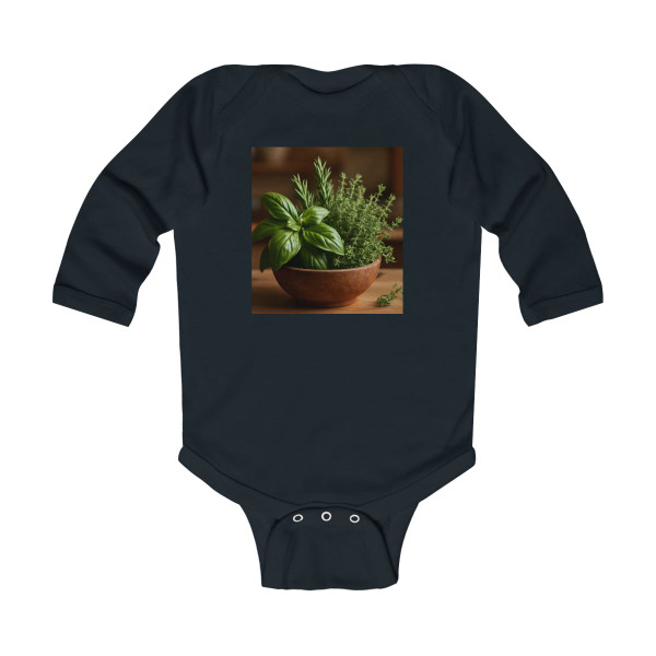 Savory Herb Garden - Infant Long Sleeve Bodysuit