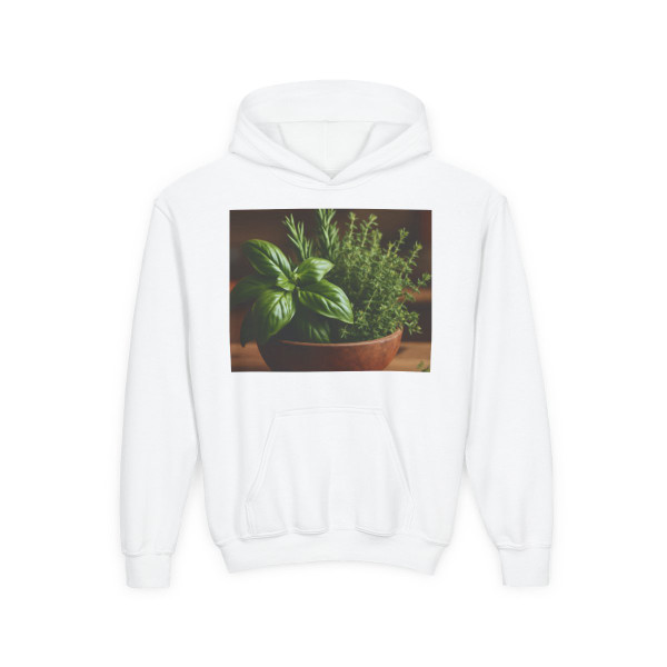 Savory Herb Garden - Youth Heavy Blend Hooded Sweatshirt