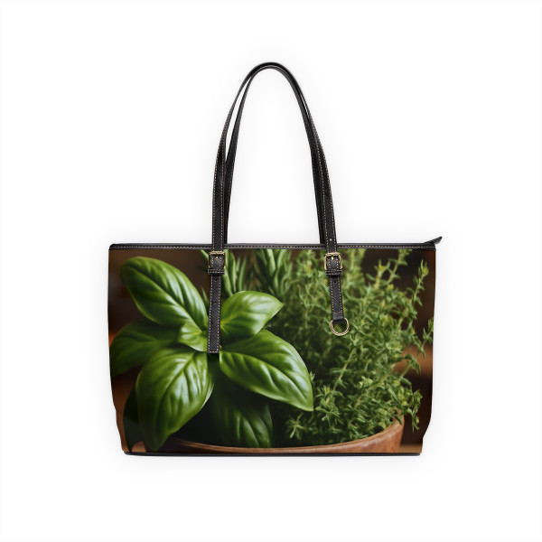 Savory Herb Garden - PU Leather Shoulder Bag