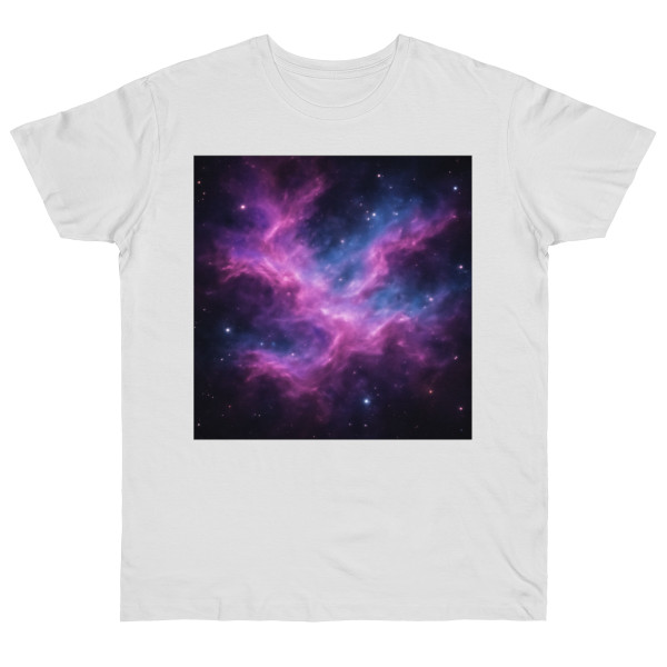 Luminous Cosmic Veil - Single Jersey T-shirt