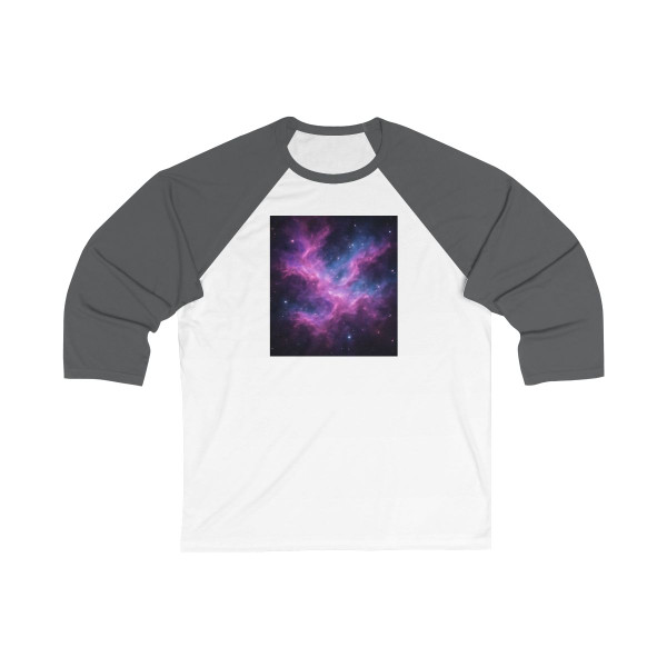 Luminous Cosmic Veil - Unisex 3\4 Sleeve Baseball Tee