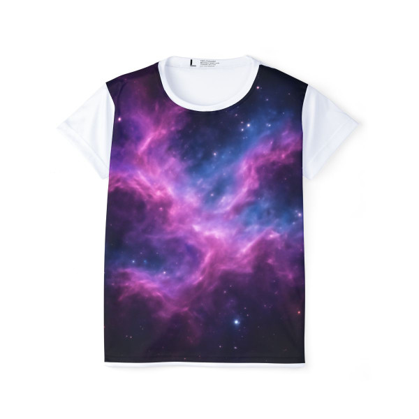 Luminous Cosmic Veil - Women's Sports Jersey (AOP)