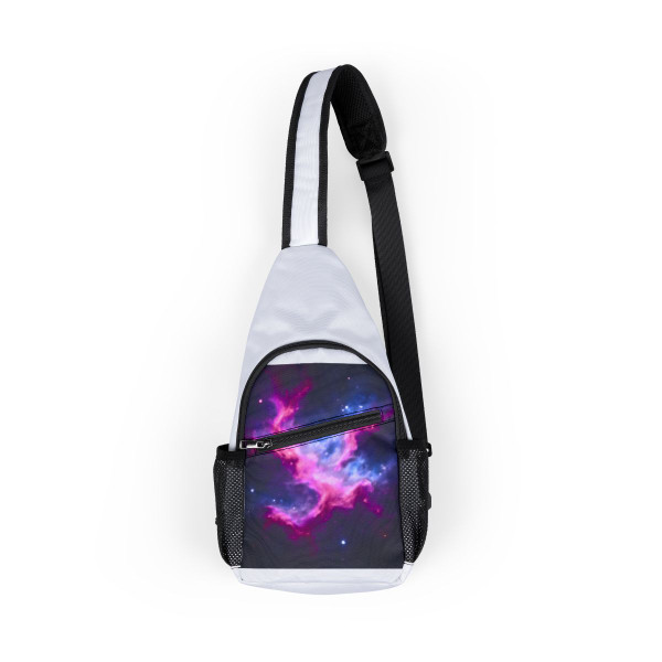 Luminous Cosmic Veil - Chest Bag (AOP)