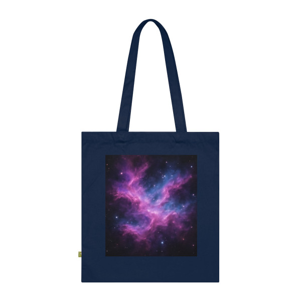 Luminous Cosmic Veil - Organic Cotton Tote Bag