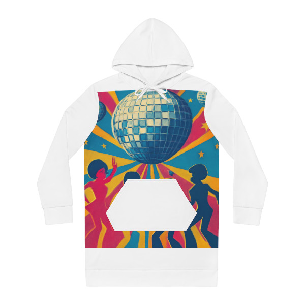 Disco Fever Nights - Women's Hoodie Dress (AOP)
