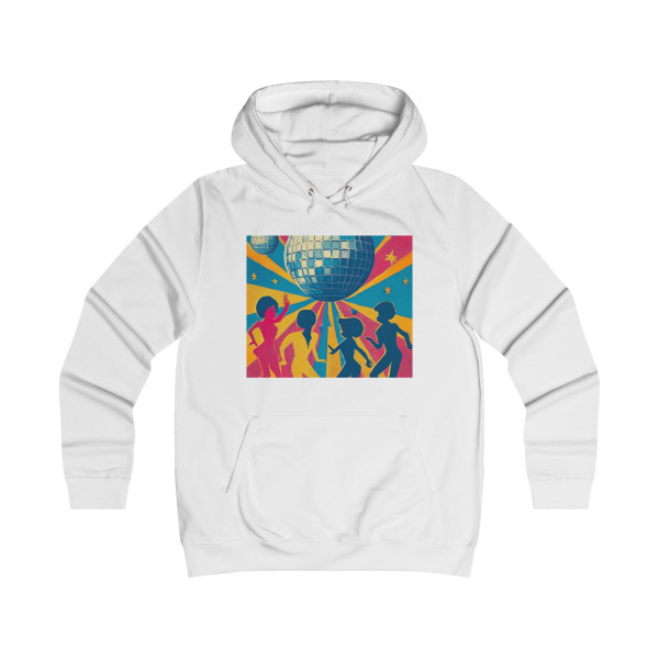 Disco Fever Nights - Girlie College Hoodie