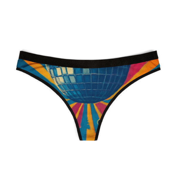 Disco Fever Nights - Women's Thongs (AOP)