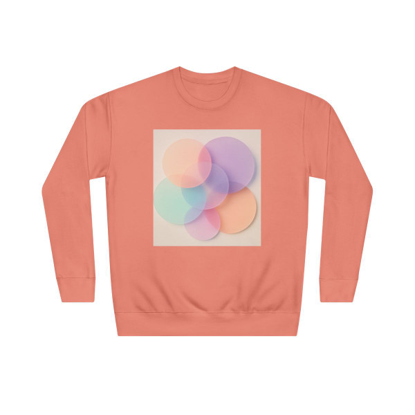 Ethereal Circle Symphony - Unisex Crew Sweatshirt