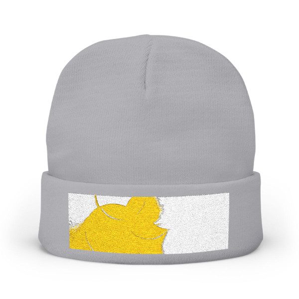 Ethereal Circle Symphony - Knit Beanie (Embroidery)