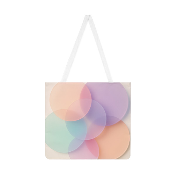 Ethereal Circle Symphony - Shoulder Tote Bag (AOP)