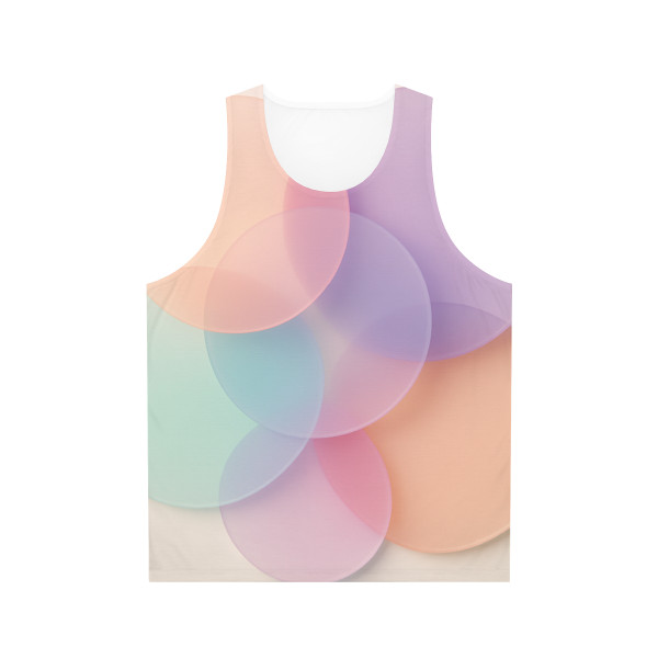 Ethereal Circle Symphony - Unisex Tank Top (AOP)