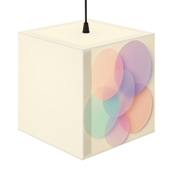 Ethereal Circle Symphony - Light Cube Lamp