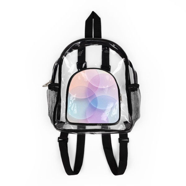 Ethereal Circle Symphony - Clear Stadium Backpack