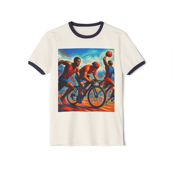 Velocity Surge - Unisex Cotton Ringer T-Shirt Velocity Surge - Unisex Cotton Ringer T-Shirt