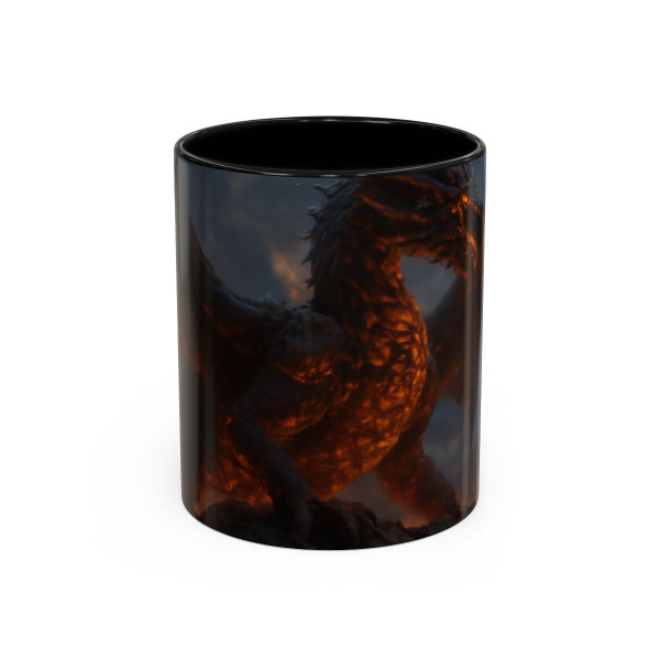 Eternal Ember Wyrm - Accent Coffee Mug (11, 15oz)