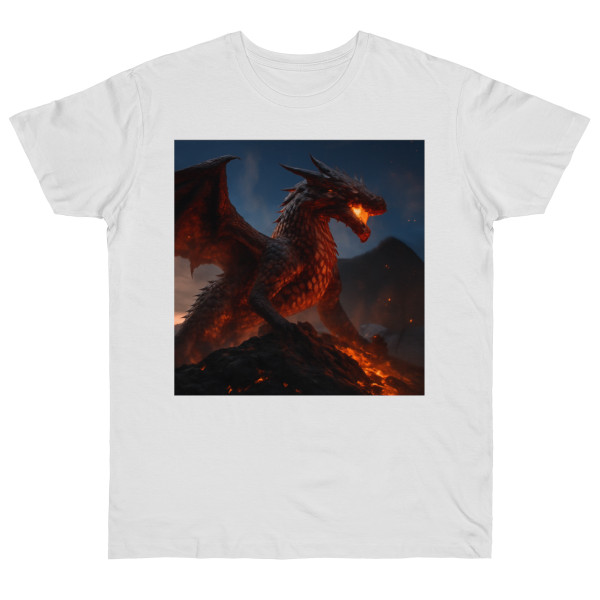 Eternal Ember Wyrm - Single Jersey T-shirt