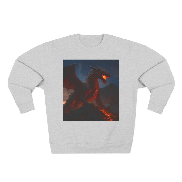 Eternal Ember Wyrm - Unisex Crewneck Sweatshirt