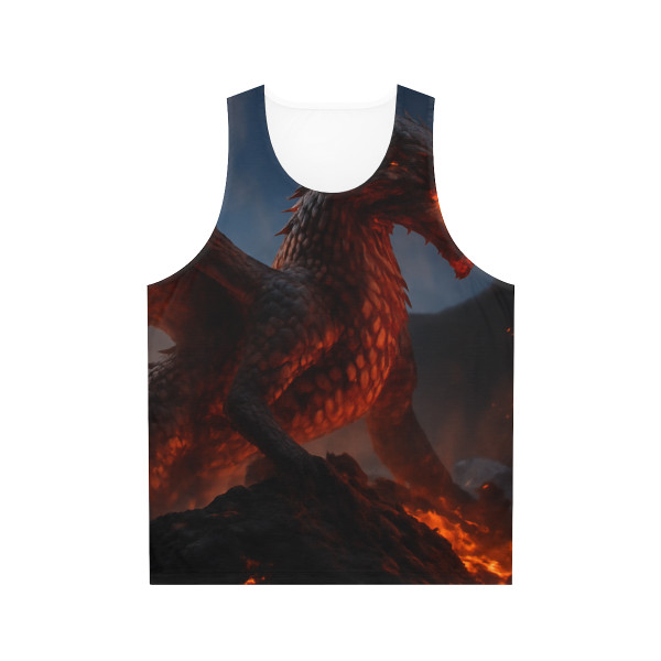 Eternal Ember Wyrm - Unisex Tank Top (AOP)