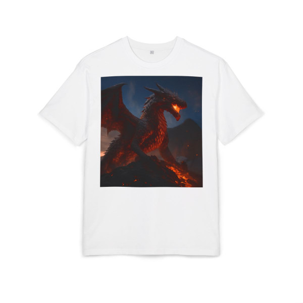 Eternal Ember Wyrm - Unisex Heavy Oversize Tee