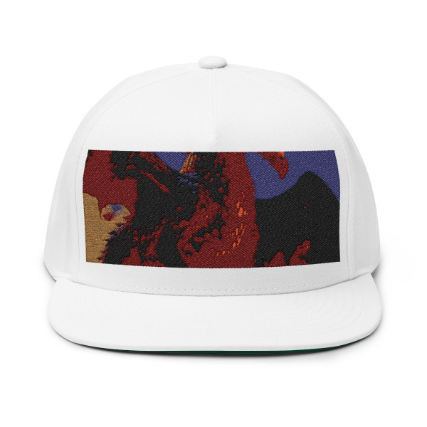 Eternal Ember Wyrm - Flat Bill Cap (Embroidery)