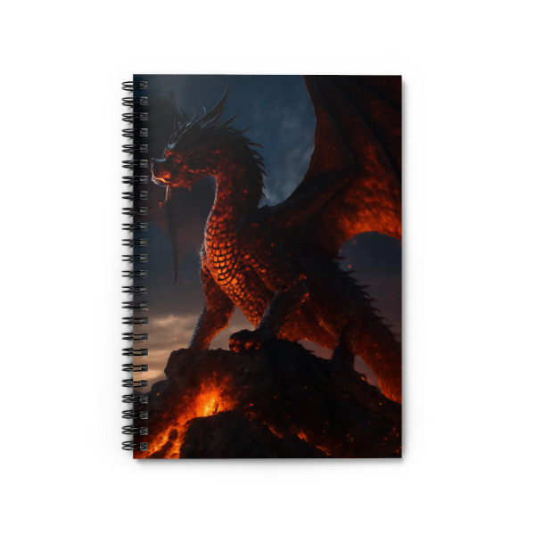 Eternal Ember Wyrm - Spiral Notebook - Ruled Line