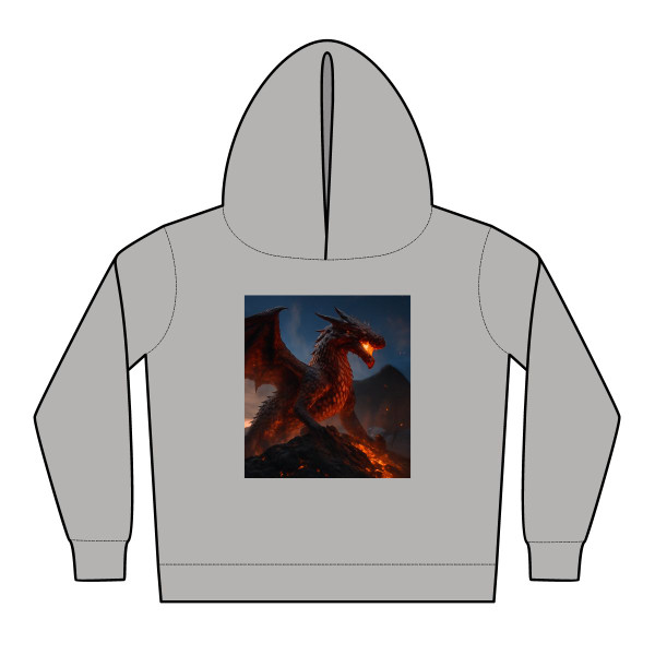 Eternal Ember Wyrm - Toddler Pullover Fleece Hoodies