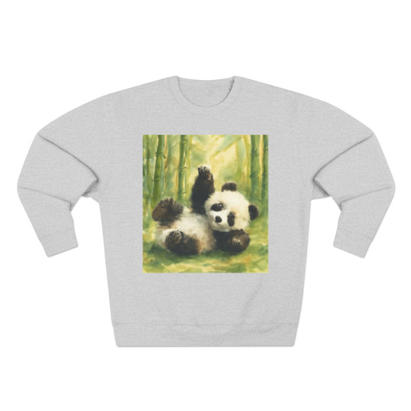 Whimsical Panda Play - Unisex Crewneck Sweatshirt