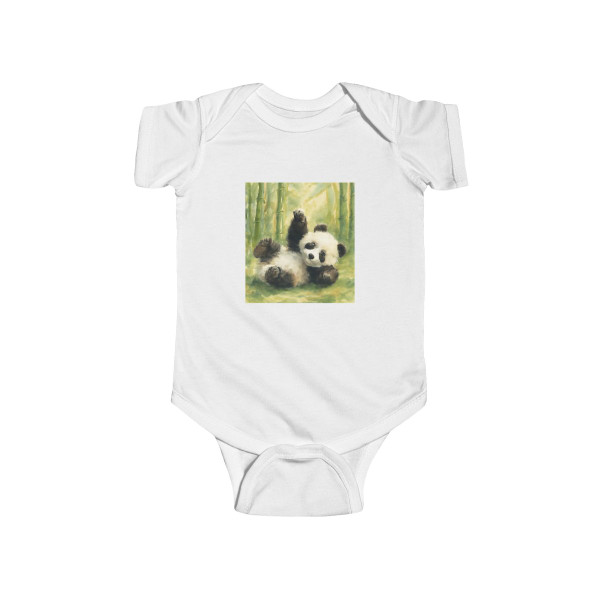 Whimsical Panda Play - Infant Fine Jersey Bodysuit