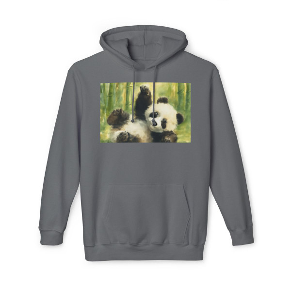 Whimsical Panda Play - Unisex Hooded Sweatshirt, Made in US