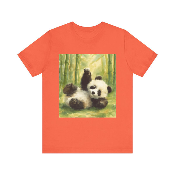 Whimsical Panda Play - Unisex Jersey Short Sleeve Tee